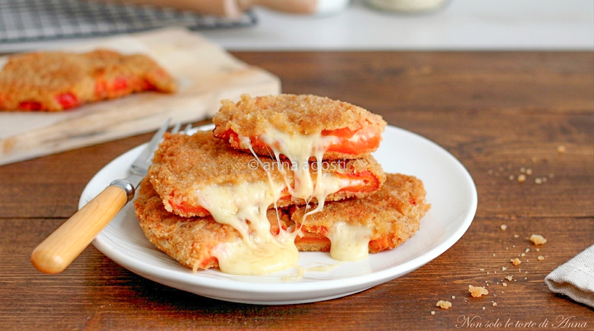 Cotoletta di peperoni filanti