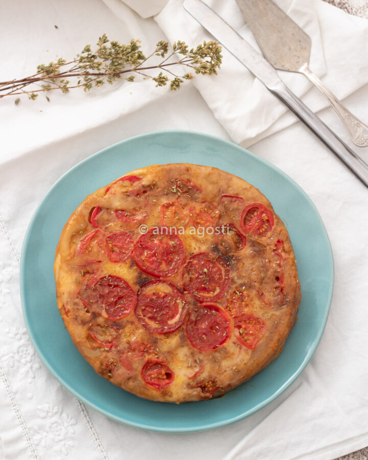 Tarte Tatin Pomodori e Scamorza