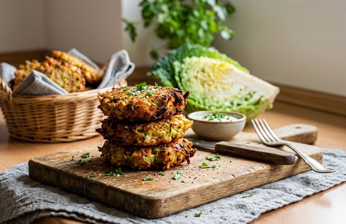 frittelle di riso e verza