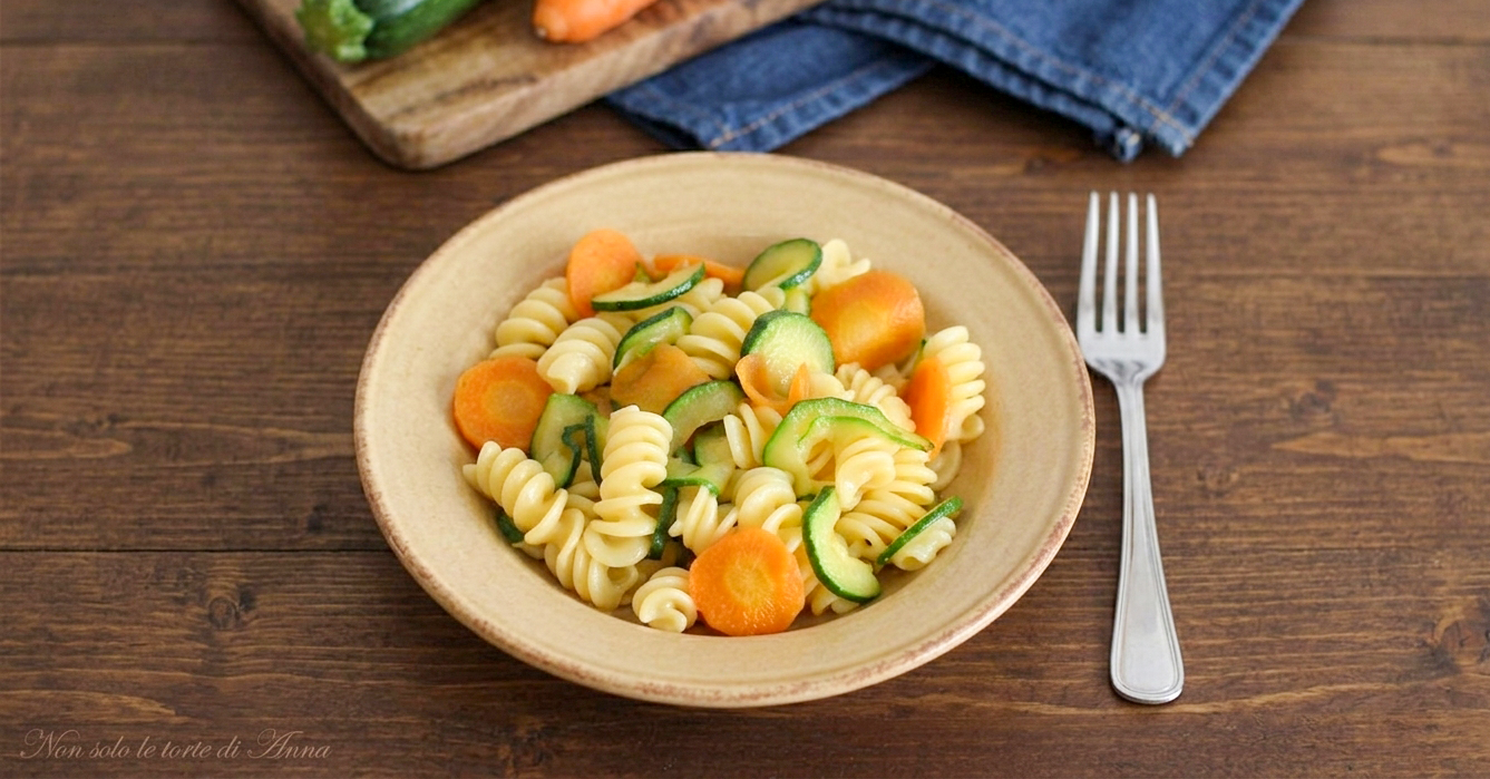 fusilli zucchine e carote