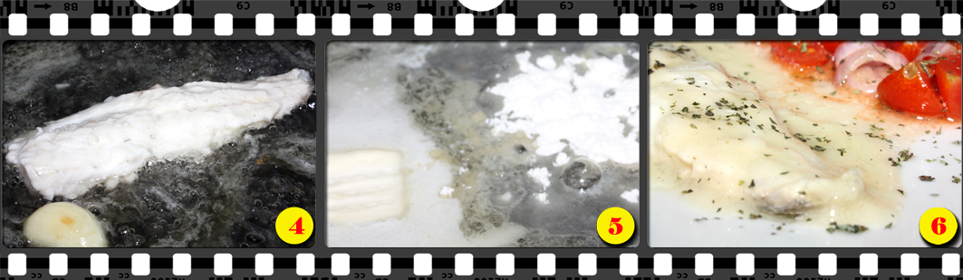 Spigola affogata al vino bianco.