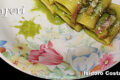 Paccheri con crema di fave e pancetta.
