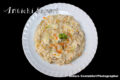 Risotto con finocchio gorgonzola e arancia.