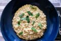 Risotto con crema di melanzane
