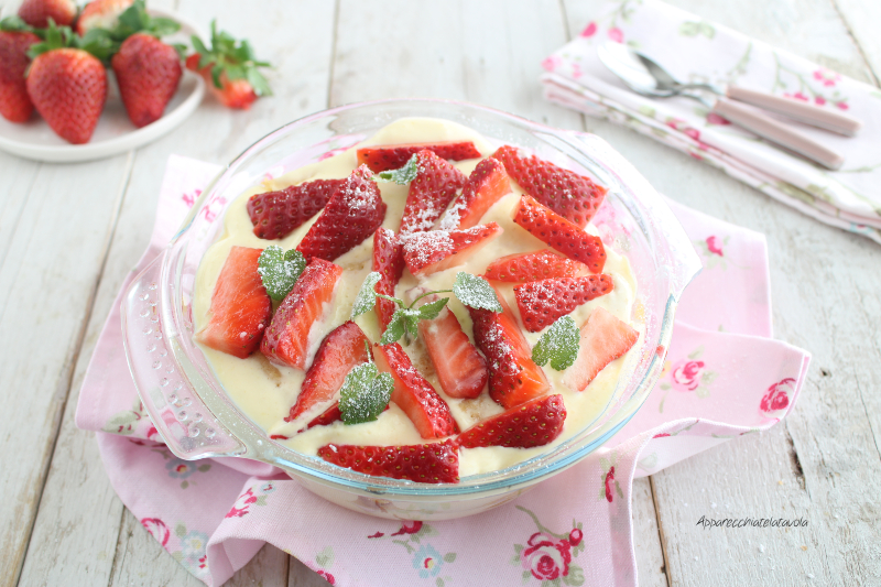 tiramisù con le fragole