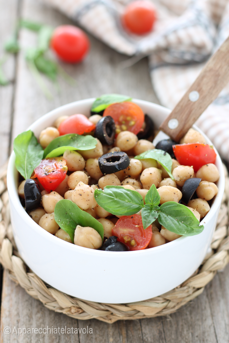 insalata di ceci e rucola
