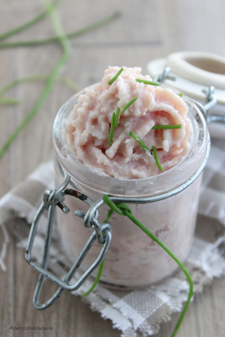 MOUSSE DI PROSCIUTTO COTTO Ricetta velocissima per antipasti!