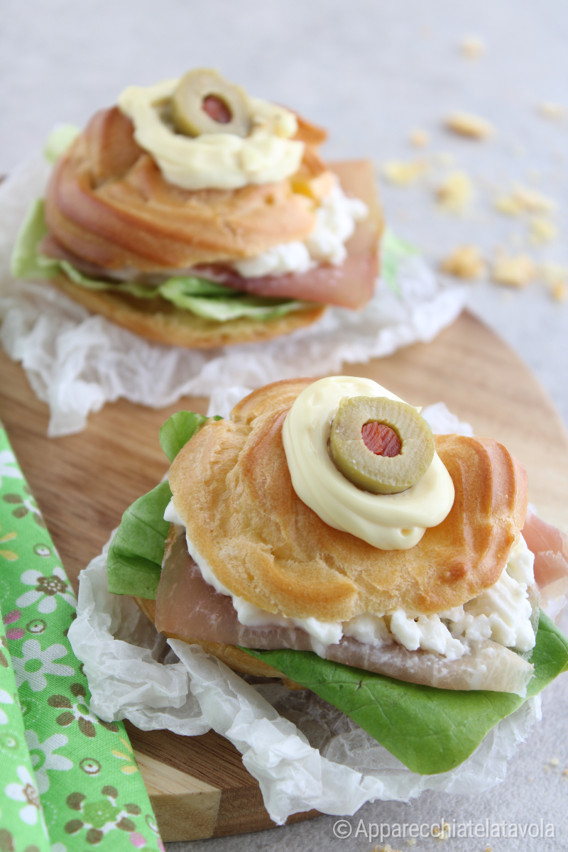zeppole salate ripiene