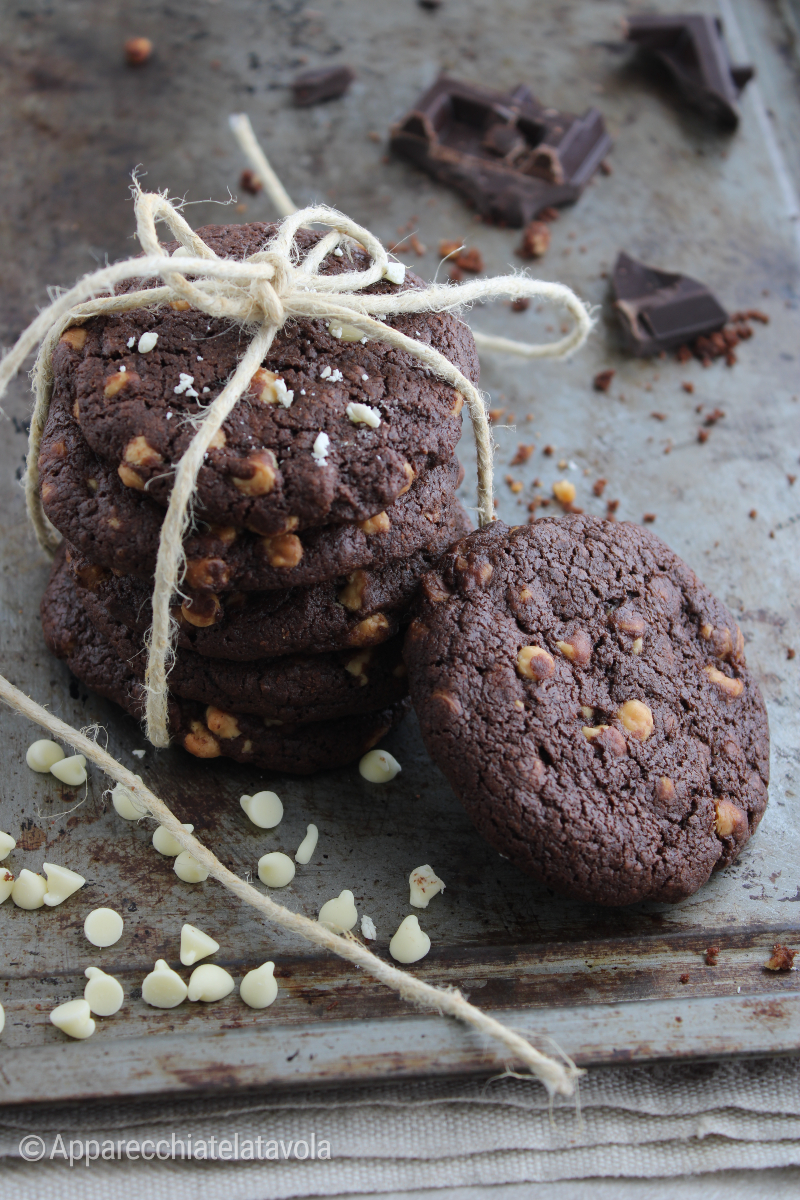 cookies al cioccolato fondente