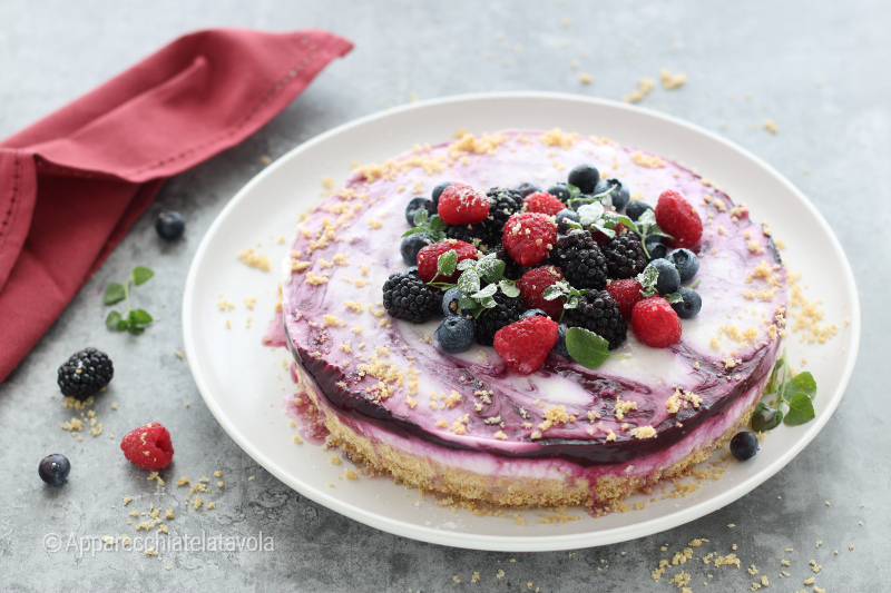 cheesecake ai frutti di bosco