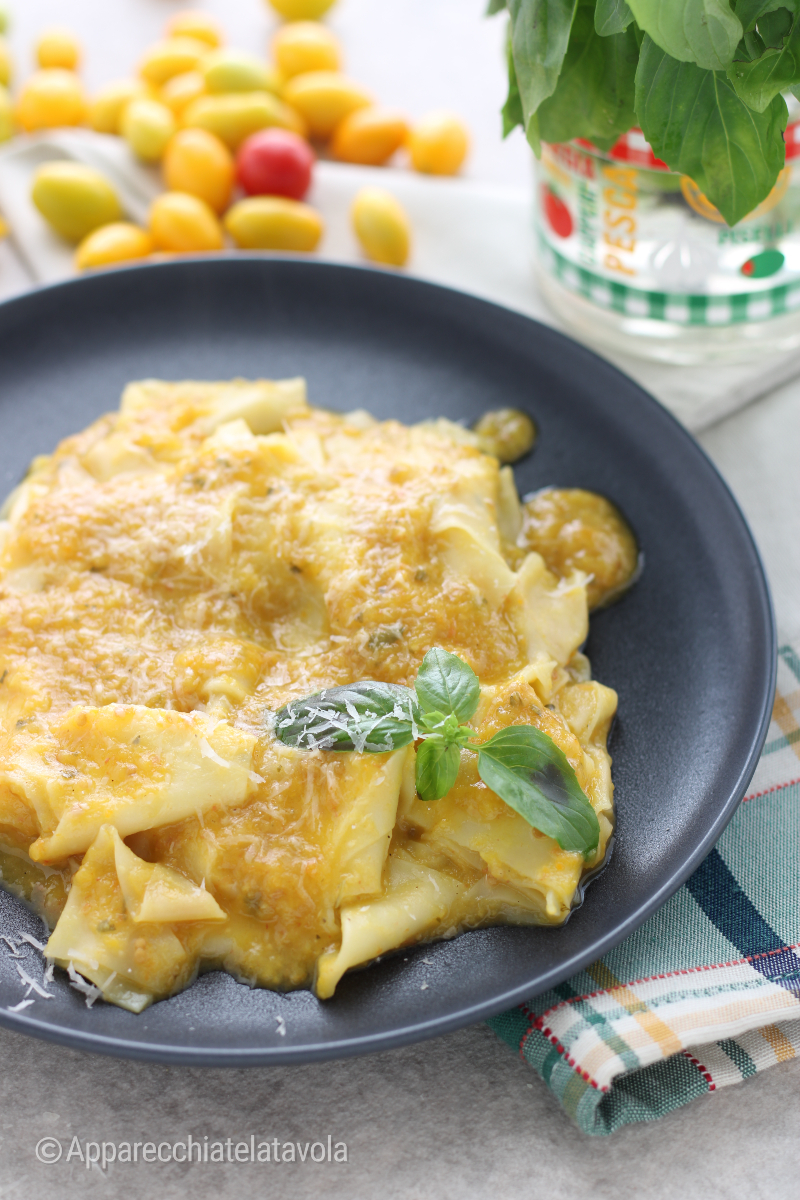 pasta ai pomodorini gialli