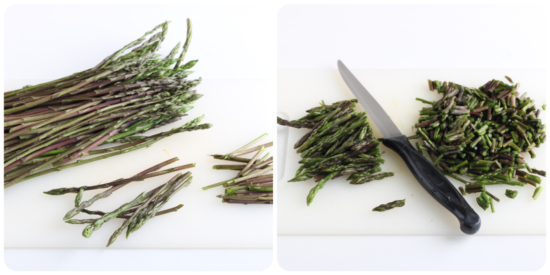 come pulire gli asparagi selvatici