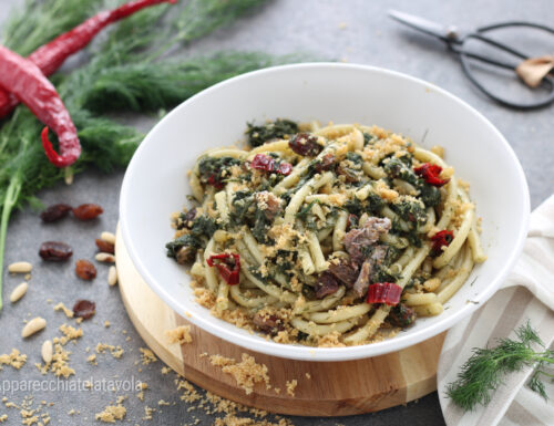 PASTA CON FINOCCHIETTO SELVATICO E ACCIUGHE