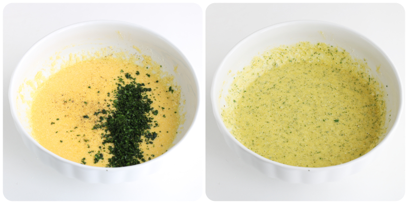 frittata con la menta