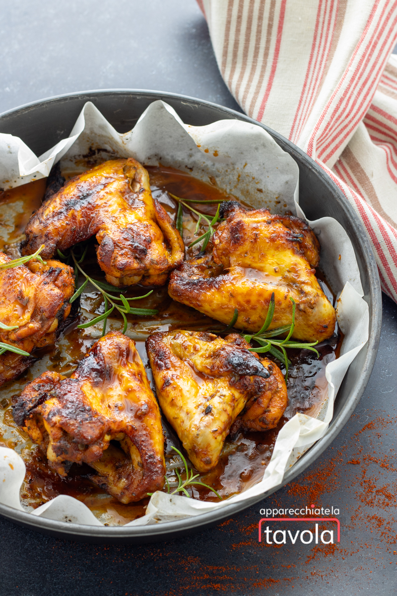 Alette di pollo alla paprika