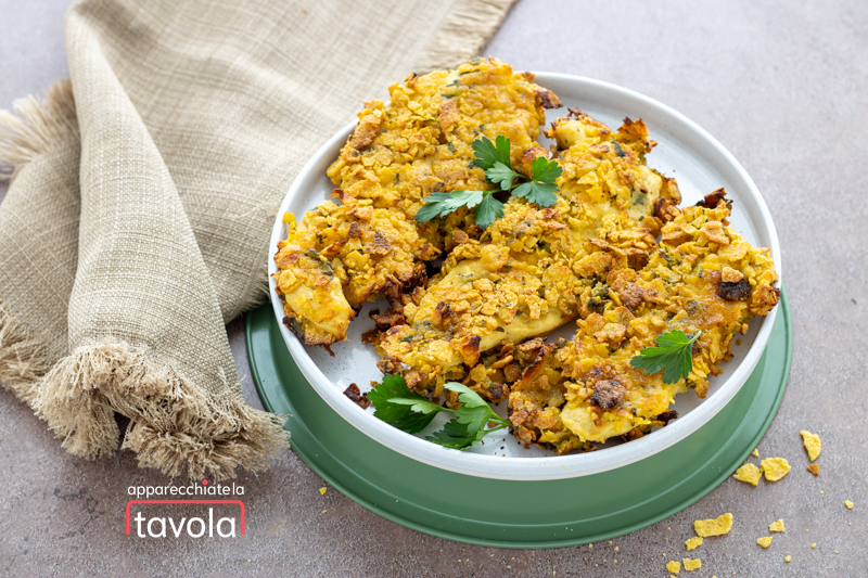 pollo corn flakes forno