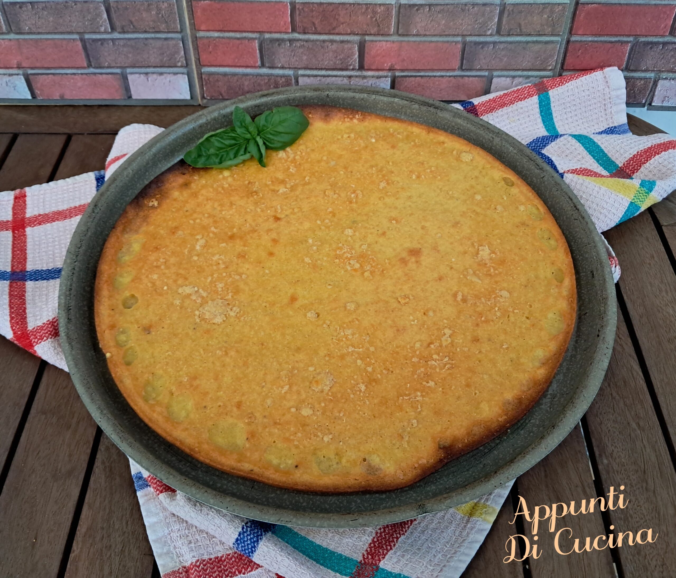 Schiacciata ceci e grana
