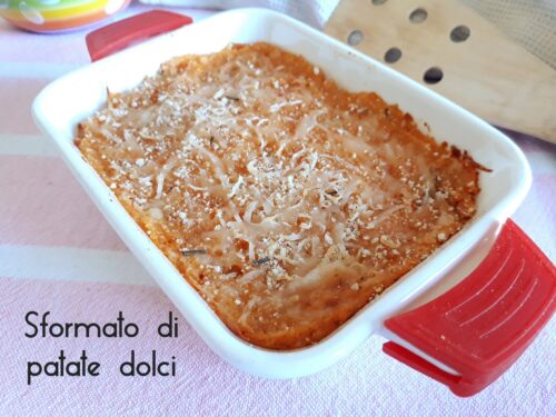 SFORMATO DI PATATE DOLCI