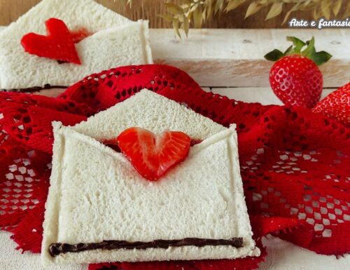 Come preparare una lettera di pancarrè dolce per il 14 febbraio festa di San Valentino