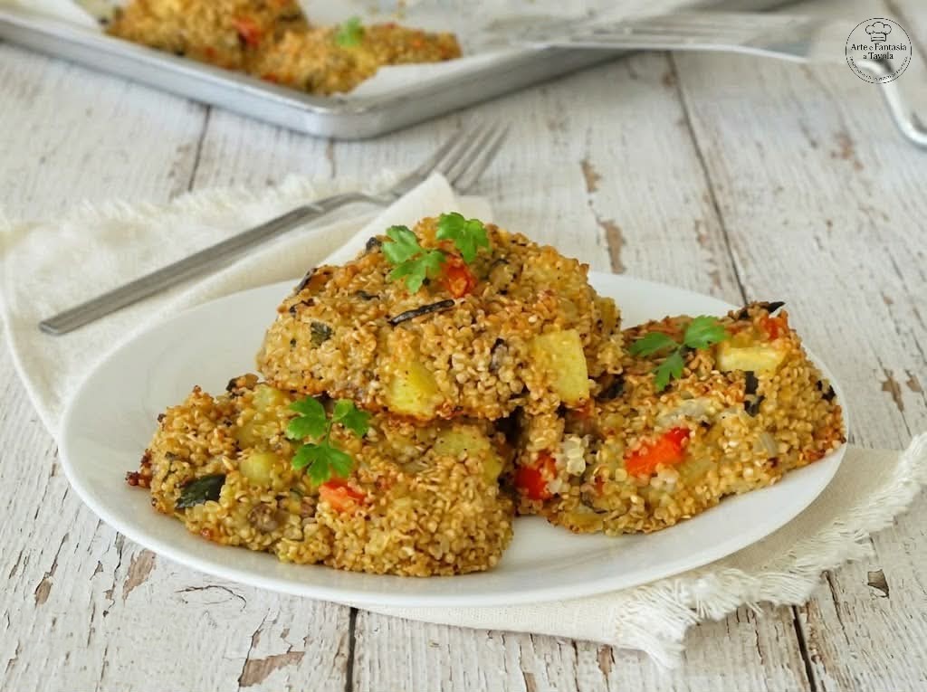 Hamburger di Quinoa e Verdure