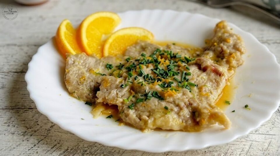 Scaloppine all'arancia
