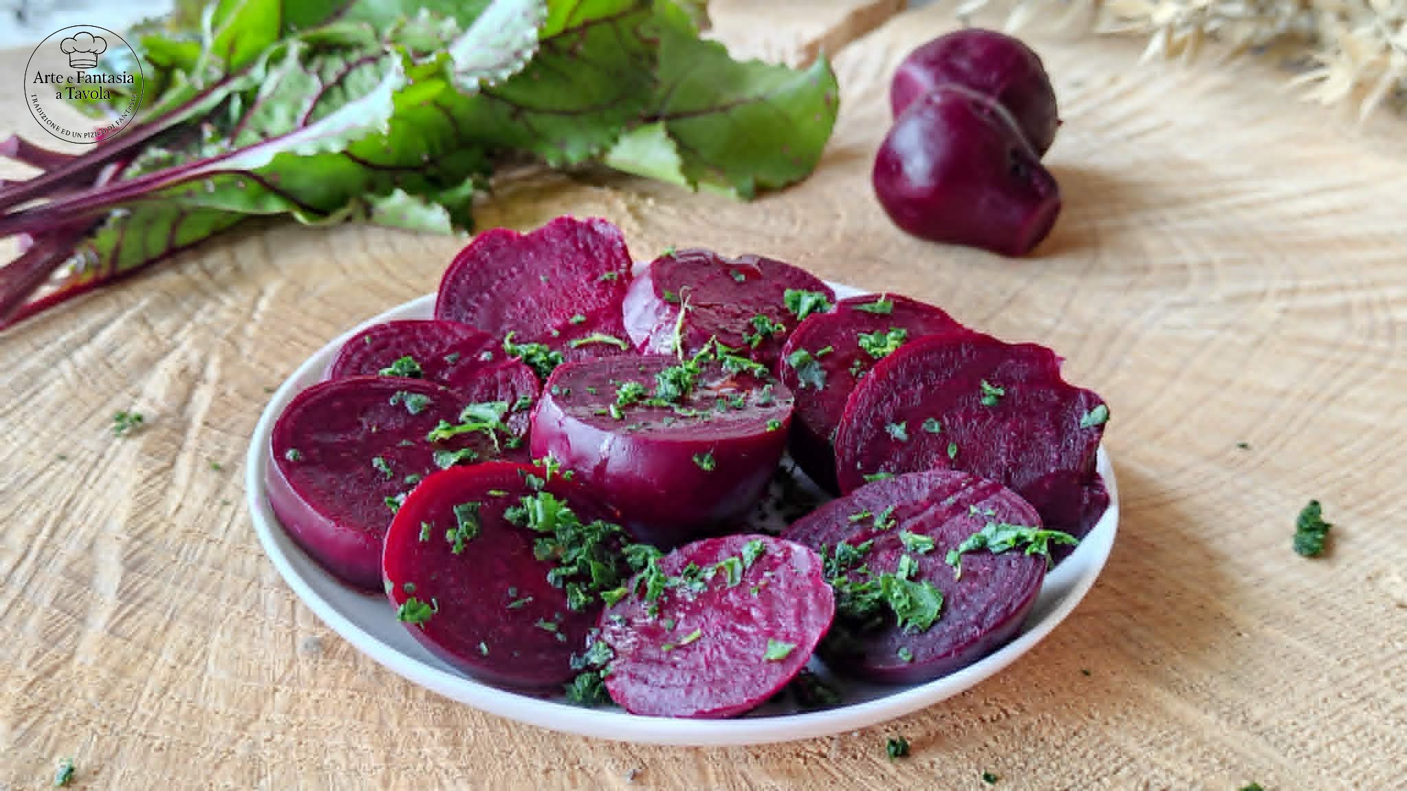Barbabietole fresche