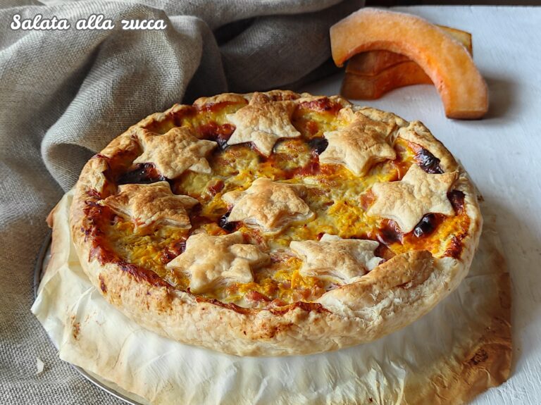 Torta salata alla zucca e prosciutto