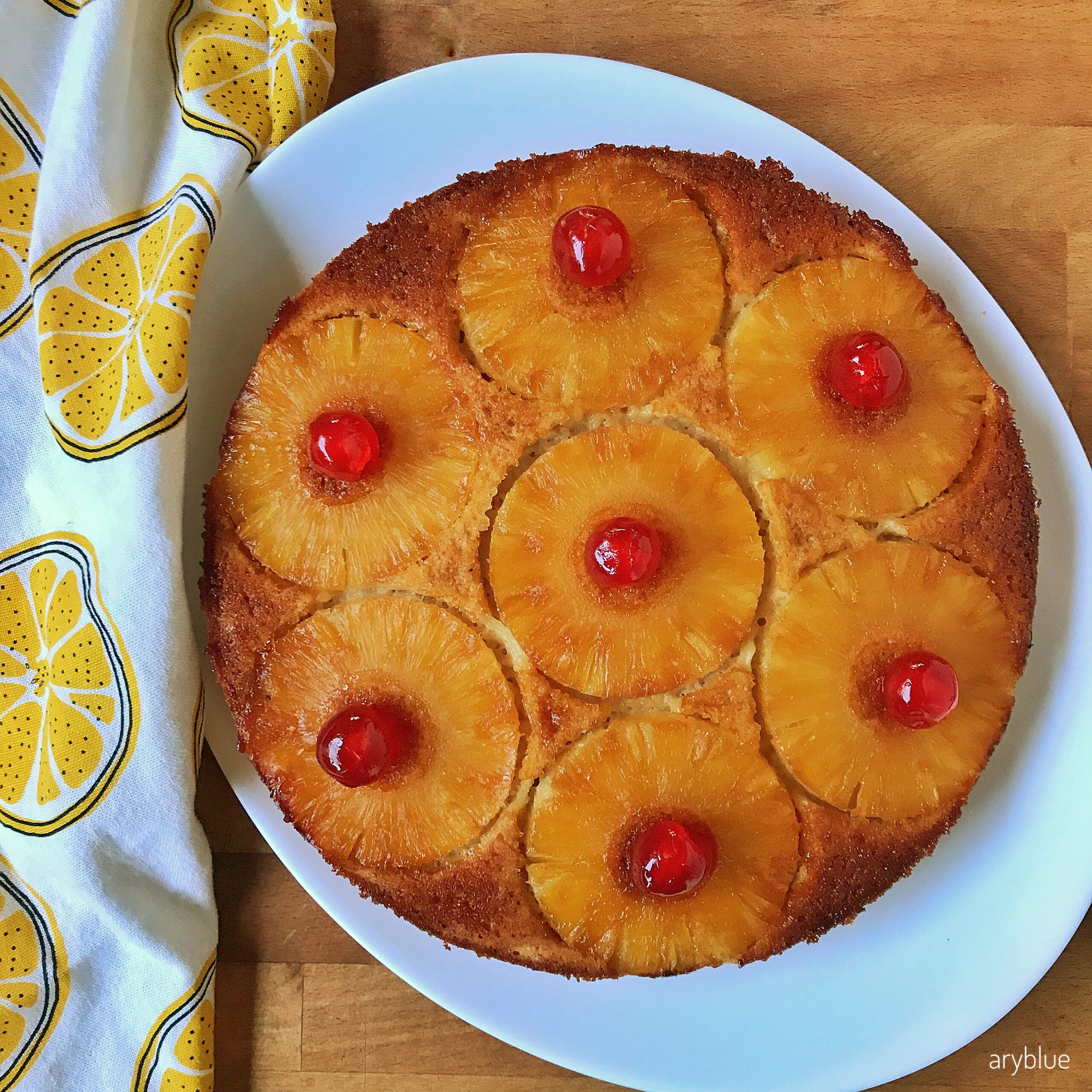 Torta Rovesciata All Ananas Vegan Aryblue