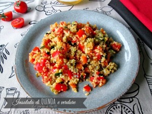 insalata di quinoa alla verdure La cucina di ASI Gluten free 2015
