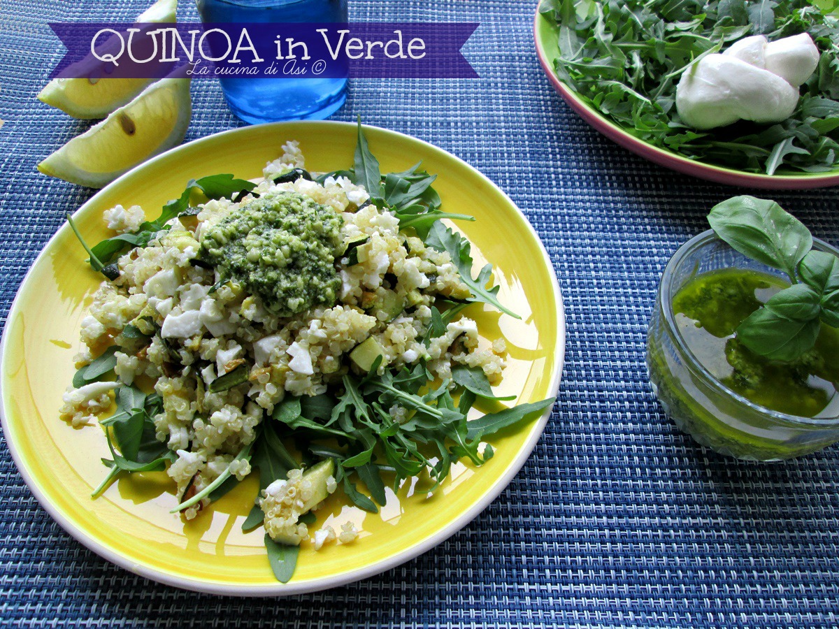 quinoa in verde La cucina di ASI ©