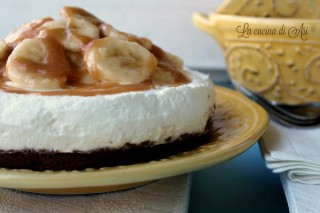 cheesecake banane e caramello