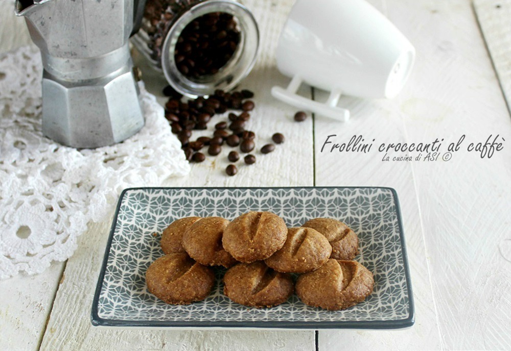 Frollini croccanti al caffè