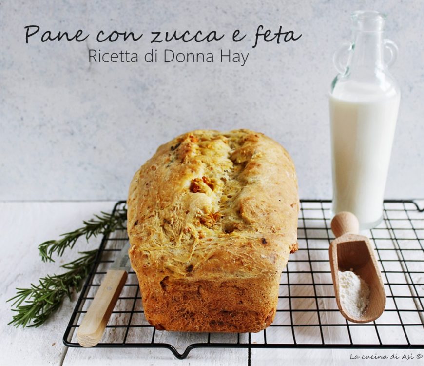 Pane con zucca e feta