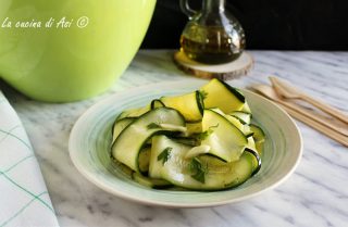 zucchine marinate veloci senza cottura