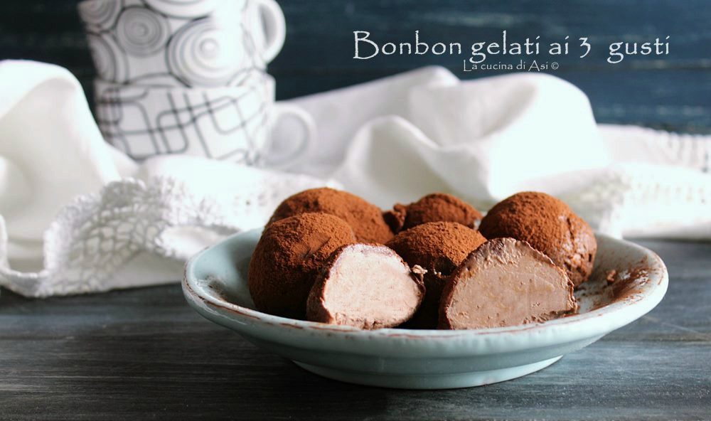 Bonbon gelati ai 3 gusti