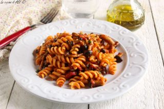 Fusilli risottati con funghi pioppini