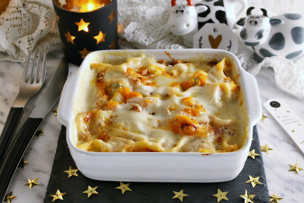 Pumpkin and Gorgonzola Cannelloni