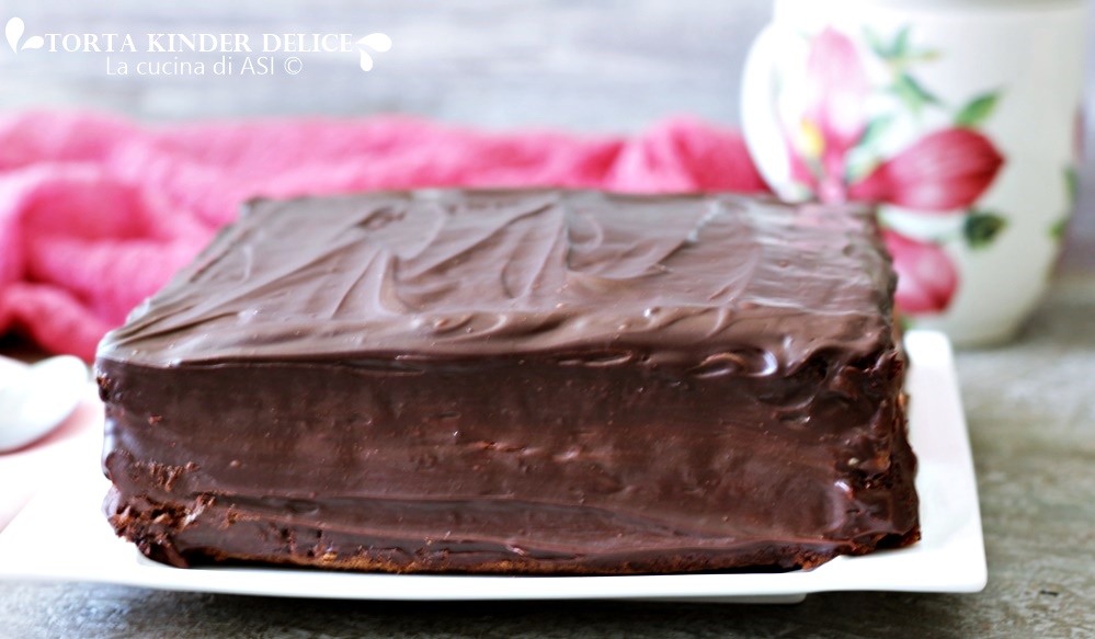 Torta kinder delice fatta in casa