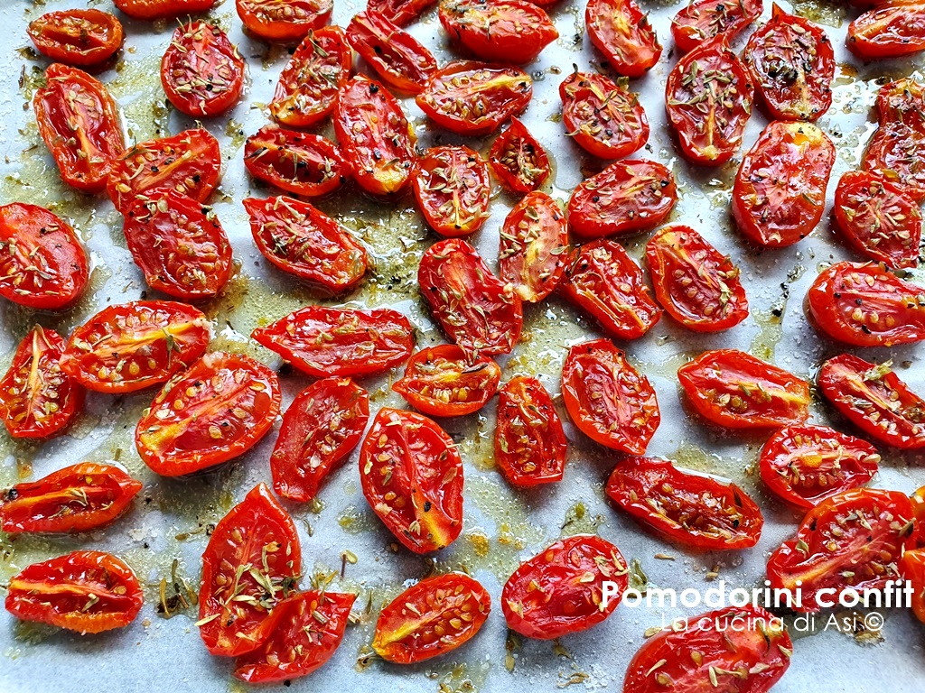 confit cherry tomatoes