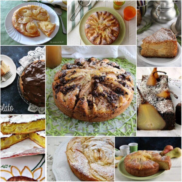 14 ricette di torte con le pere con cioccolato mascarpone e