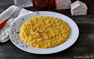 Il risotto alla zucca-