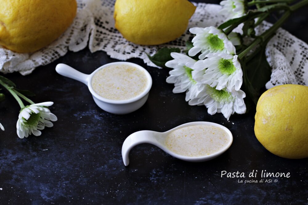 Pasta di limone fatta in casa senza cottura La cucina di ASI