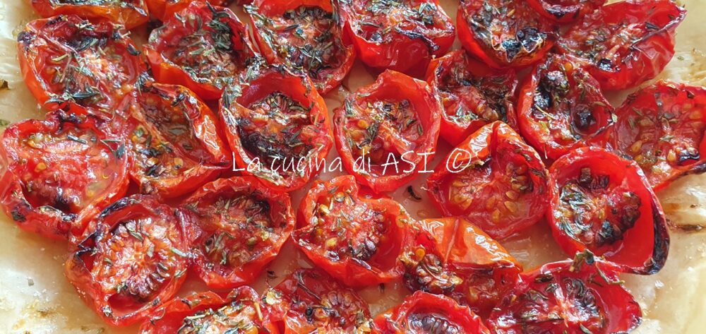 Pomodorini caramellati in friggitrice ad aria