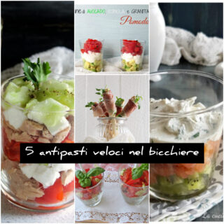 5 antipasti veloci nel bicchiere