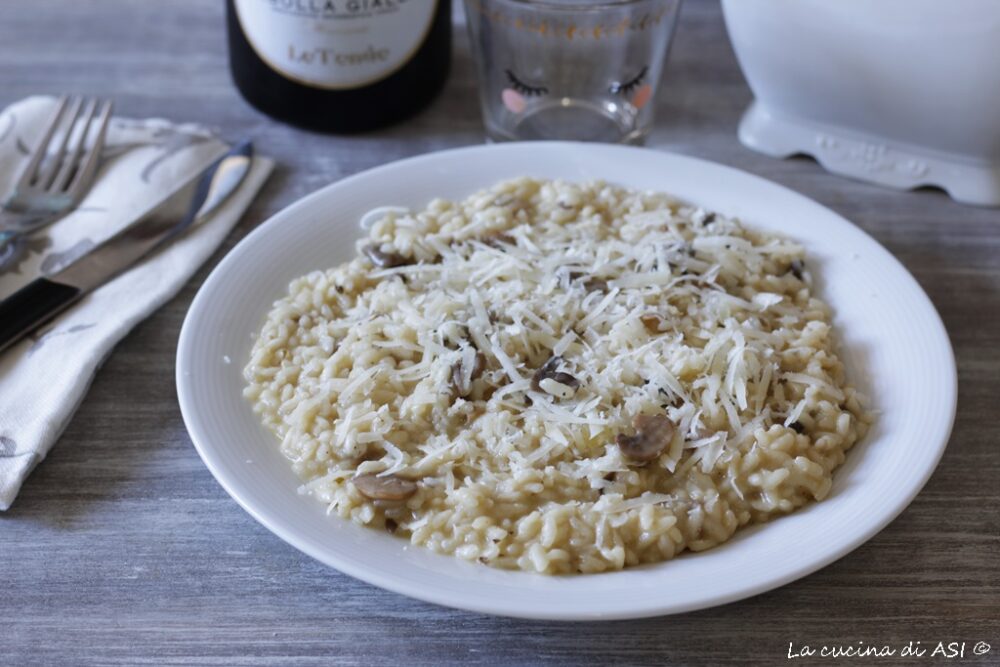 risotto champignon e parmigiano