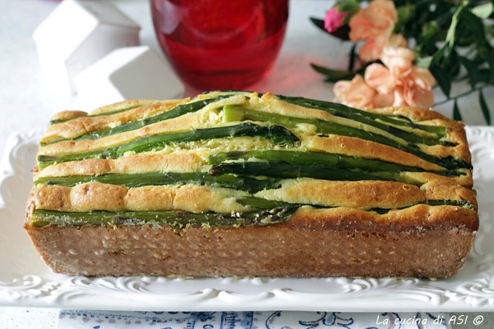 Plumcake salato agli asparagi