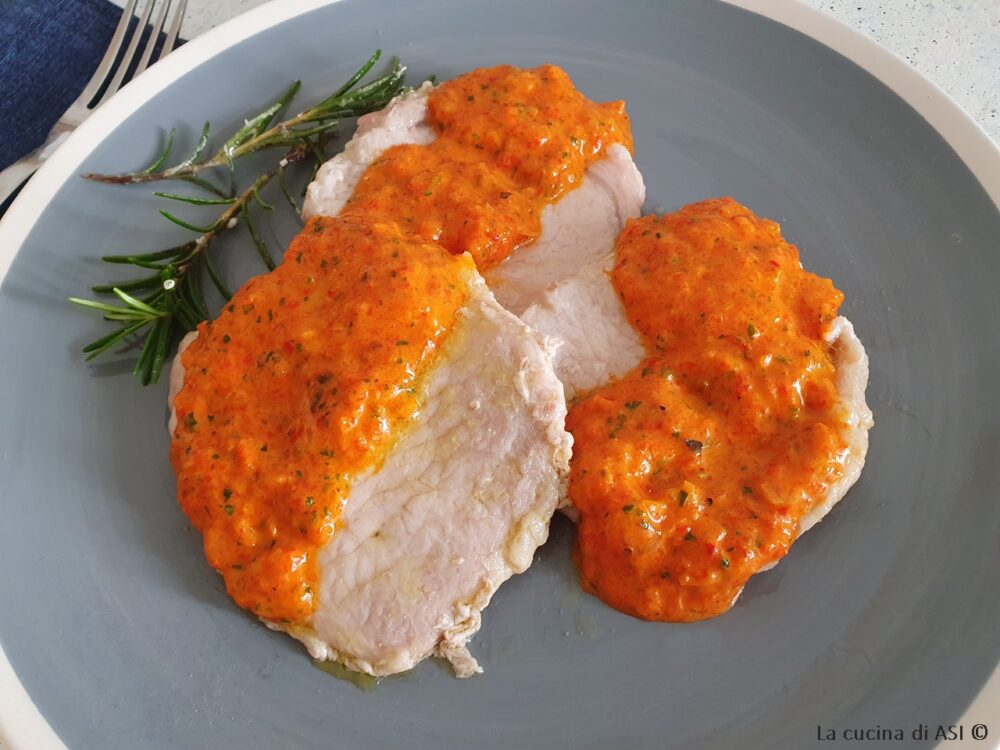 lonza carpione salsa peperoni