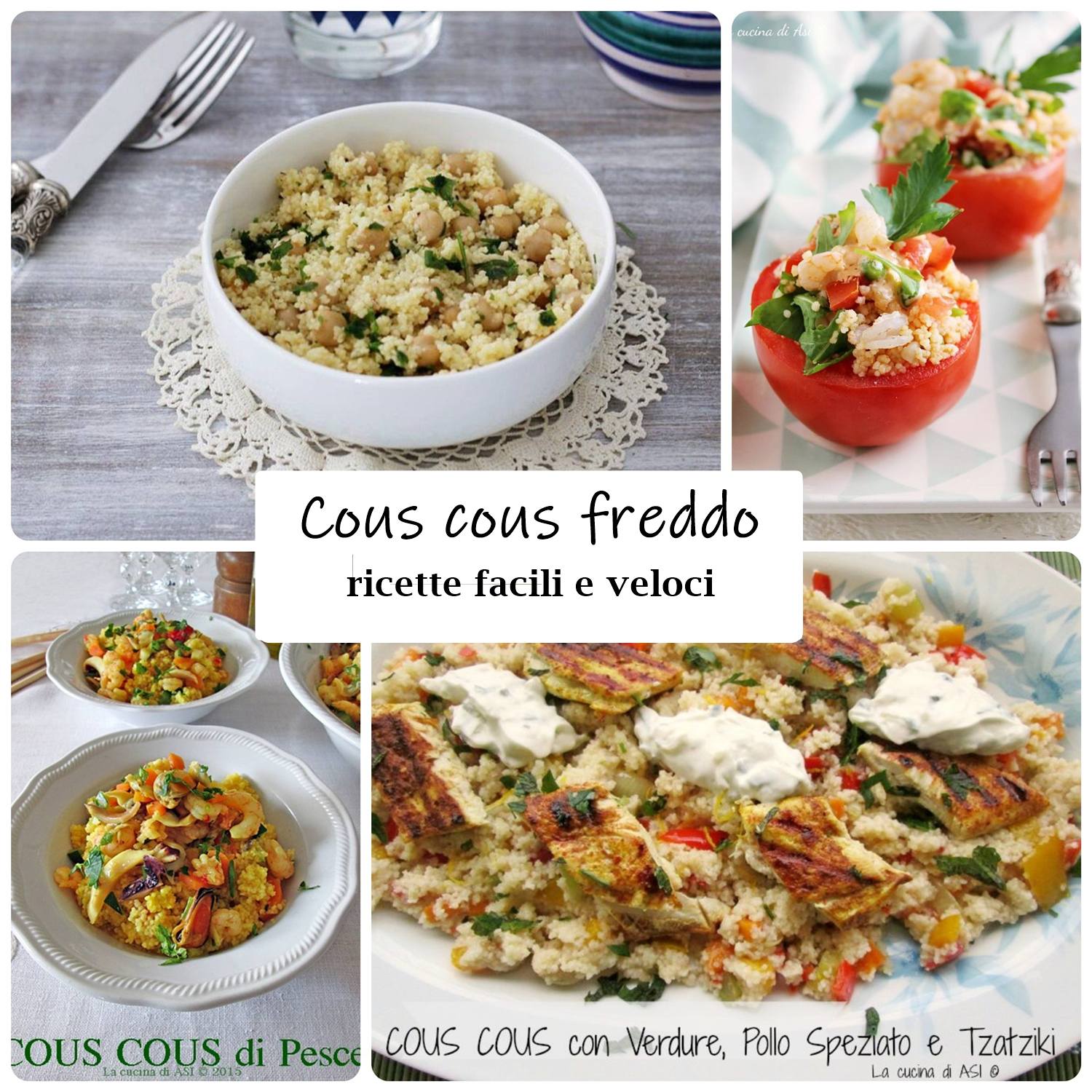 cous cous freddo ricette