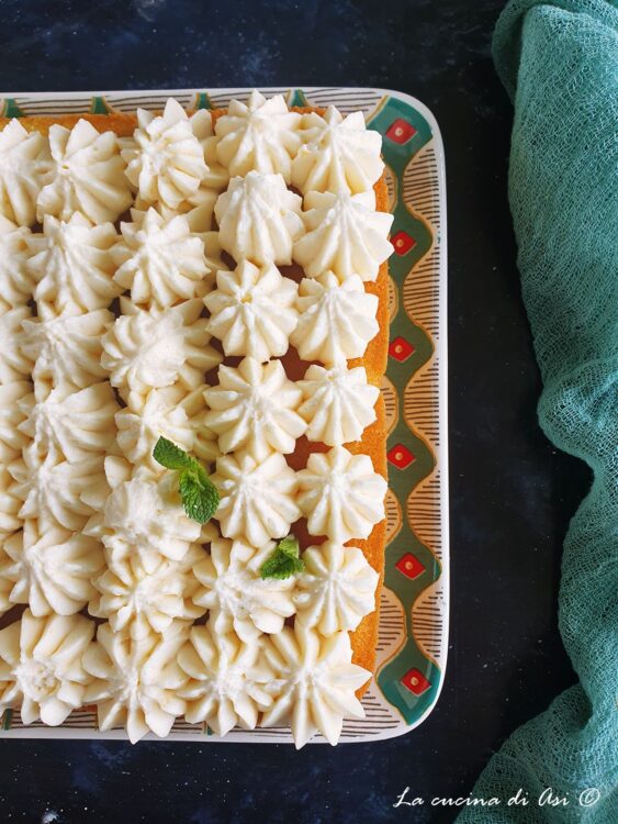 torta al limone estiva con crema al mascarpone
