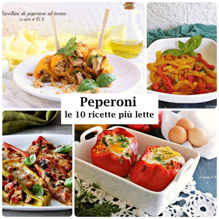 peperoni le 10 ricette migliori dell-estate